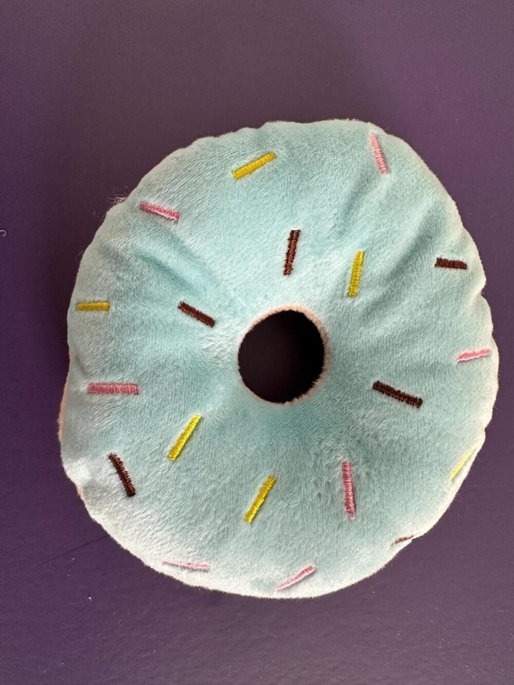 Donut Squeaky Dog Toy – Soft & Fun